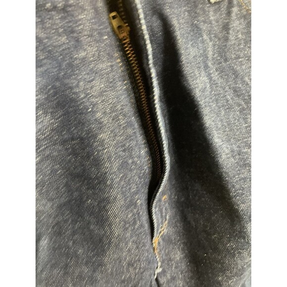 Rustler #87624NV Size 40x30, Cotton Denim 5-Pocket Styling Flat Front BLUE JEANS - Picture 4 of 8